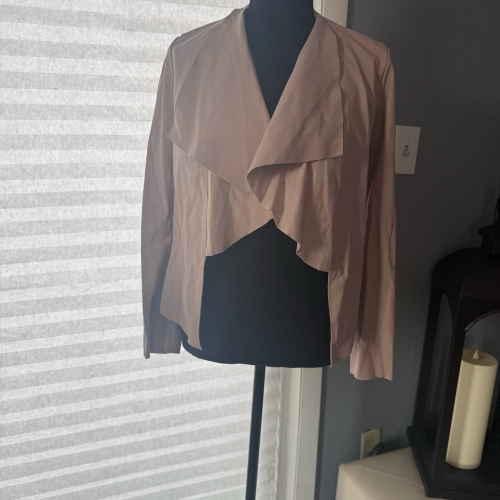 Zara Women's Blush Draped Blazer